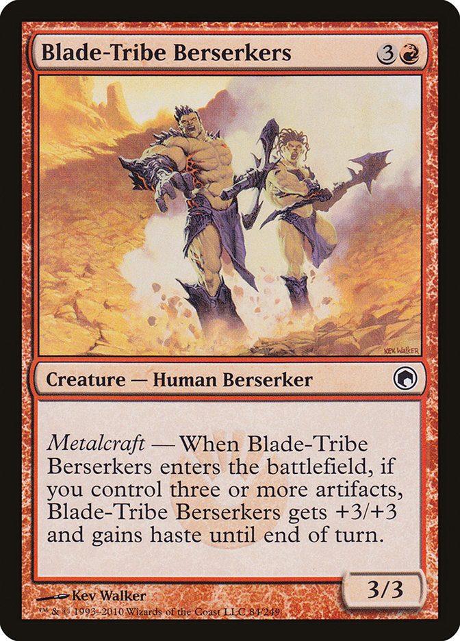 Blade-Tribe Berserkers (Scars of Mirrodin #84)