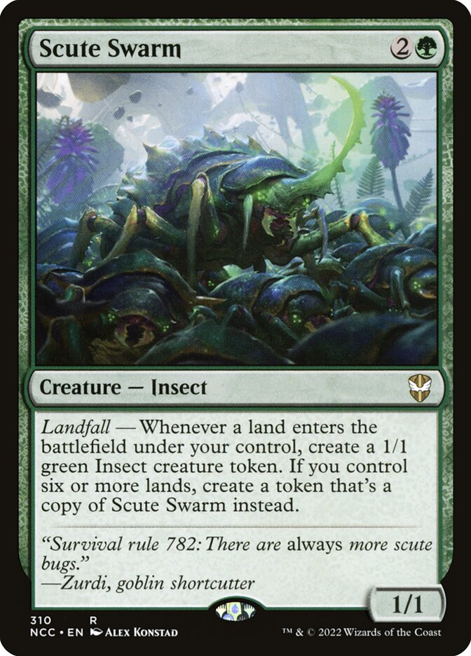 Scute Swarm (New Capenna Commander #310)