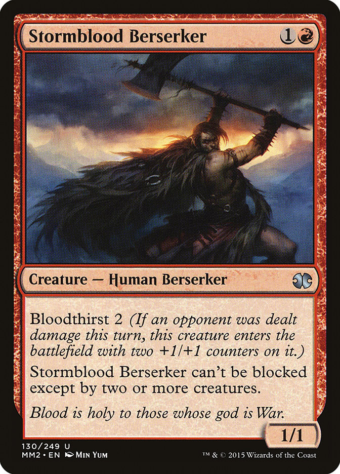 Stormblood Berserker (Modern Masters 2015 #130)