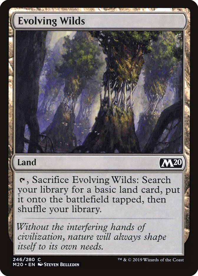 Evolving Wilds · Core Set 2020 M20 246 · Scryfall Magic The