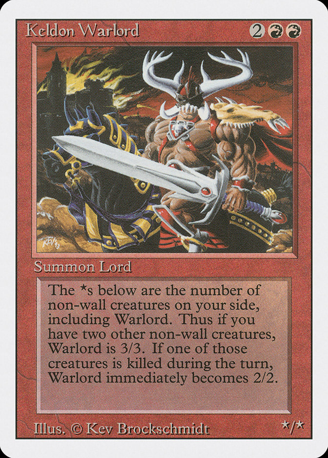 Keldon Warlord (Revised Edition #160)