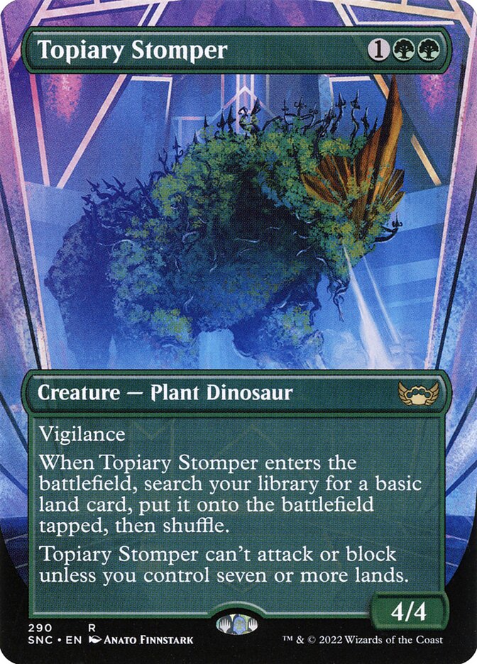 Topiary Stomper Streets Of New Capenna Rare Topiary Stomper Streets Of New Capenna Rare
