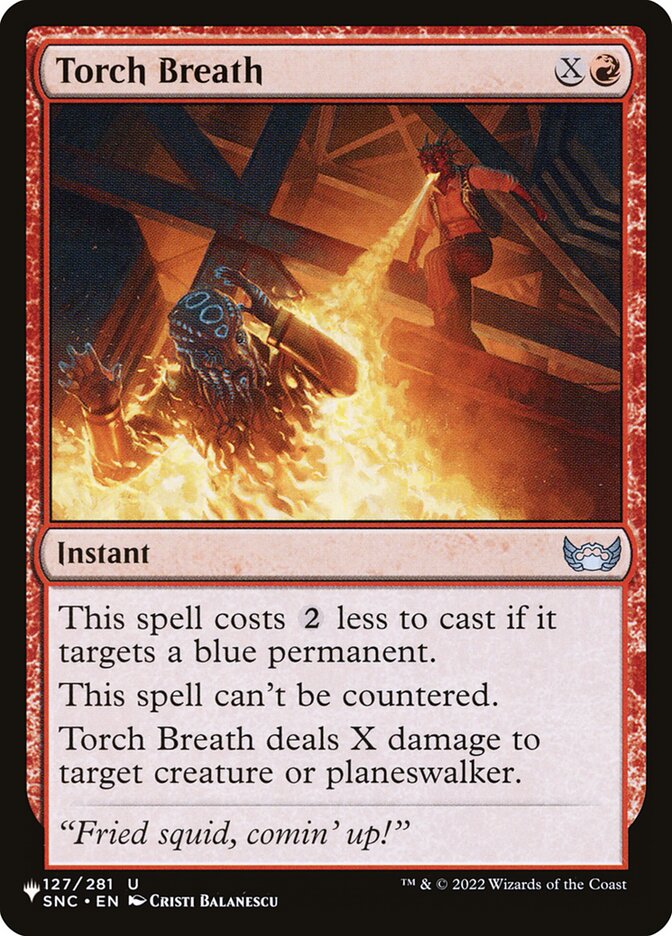 Torch Breath (The List #SNC-127)