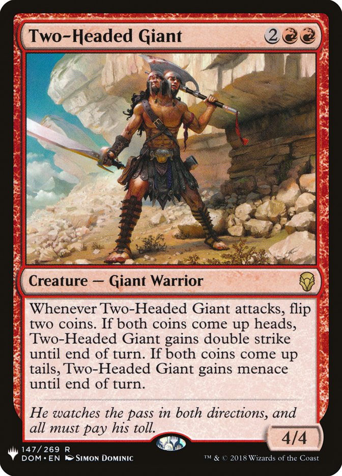 Two-Headed Giant (The List #DOM-147)