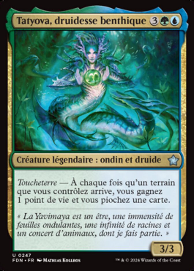 Tatyova, Benthic Druid (Foundations #247)