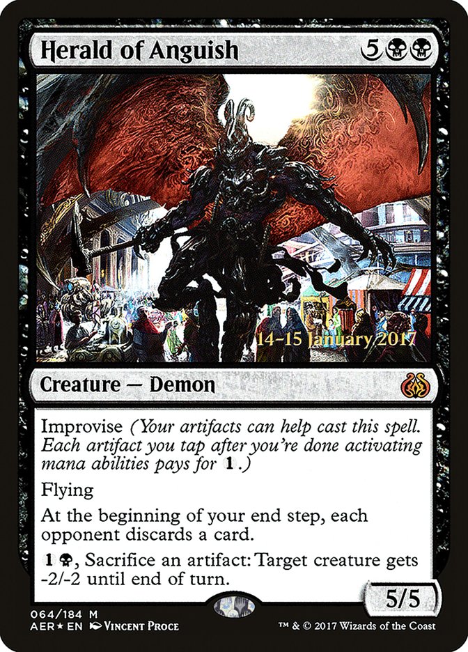 Herald of Anguish (Aether Revolt Promos #64s)