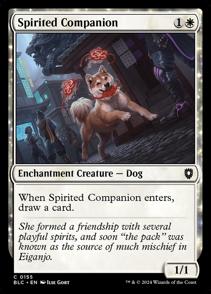 Spirited Companion (Bloomburrow Commander #155)