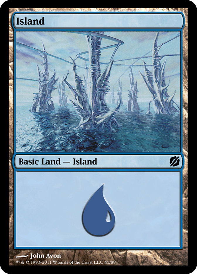 Island (Duel Decks: Mirrodin Pure vs. New Phyrexia #45)