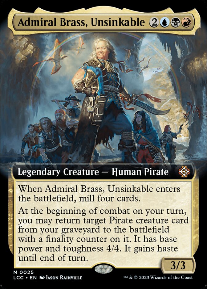 Admiral Brass, Unsinkable (The Lost Caverns of Ixalan Commander #25)