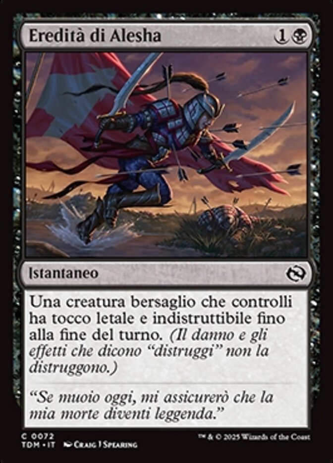 Eredità di Alesha
