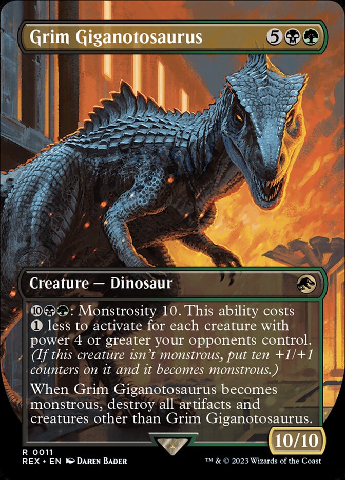 Gigantosaurus · Core Set 2019 (M19) #185 · Scryfall Magic The