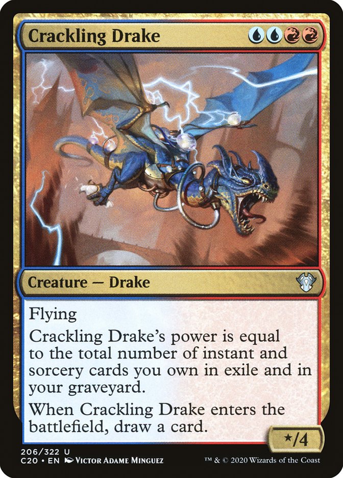 Crackling Drake (Commander 2020 #206)