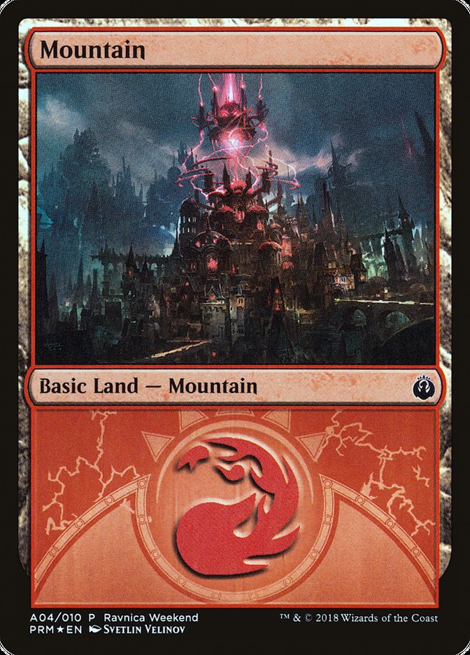 Mountain (GRN Ravnica Weekend #A04)