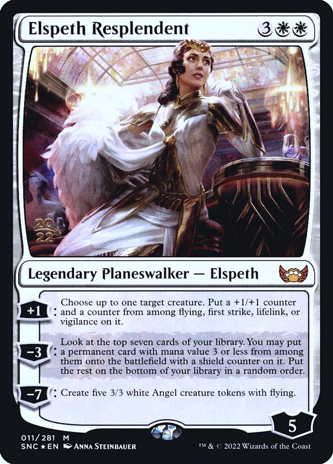 Elspeth Resplendent (Streets of New Capenna Promos #11s)