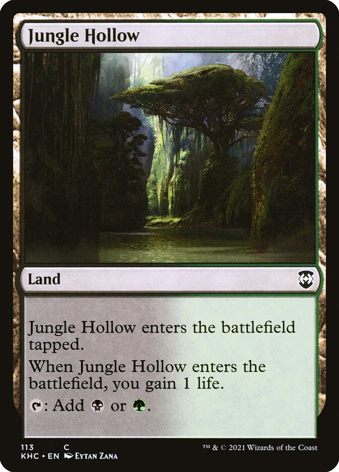 Jungle Hollow (Kaldheim Commander #113)