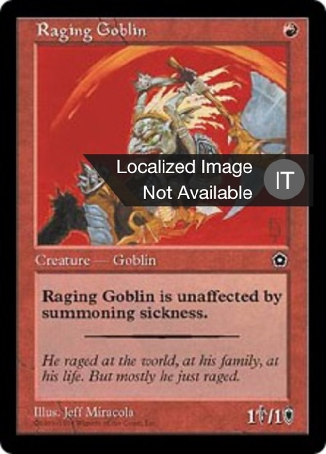 Raging Goblin (Portal Second Age #114)