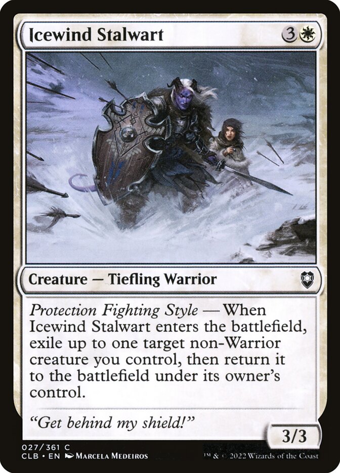 Icewind Stalwart (Commander Legends: Battle for Baldur's Gate #27)