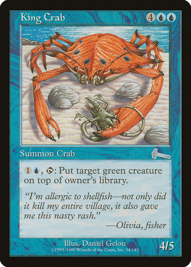 King Crab (Urza's Legacy #34)