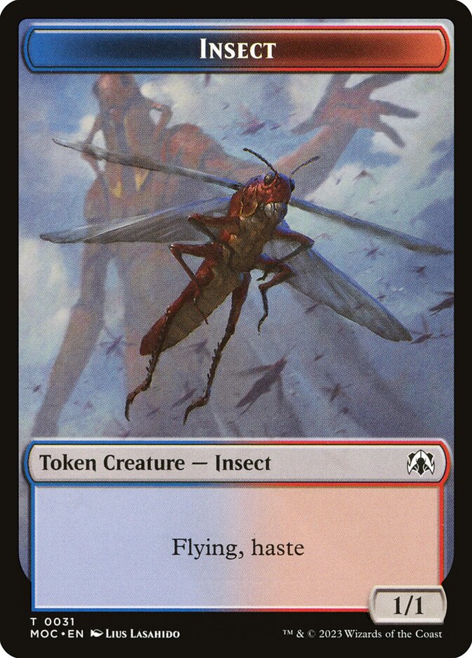 Insect (March of the Machine Commander Tokens #31)