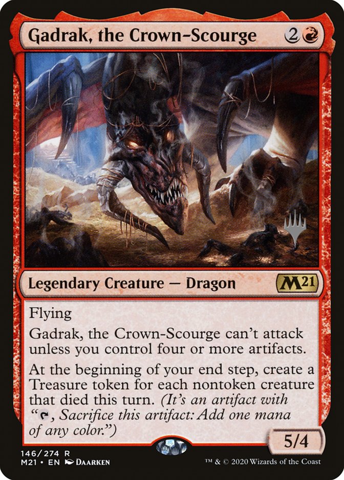 Gadrak, the Crown-Scourge (Core Set 2021 Promos #146p)