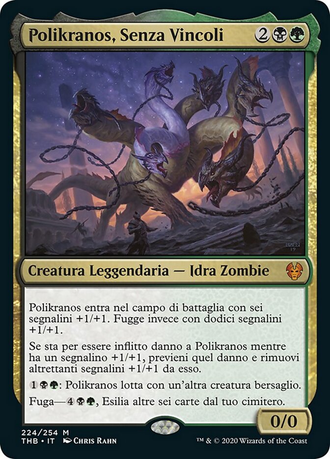 Polikranos, Senza Vincoli (Polukranos, Unchained) · Theros Beyond Death  (THB) #224 · Scryfall Magic The Gathering Search