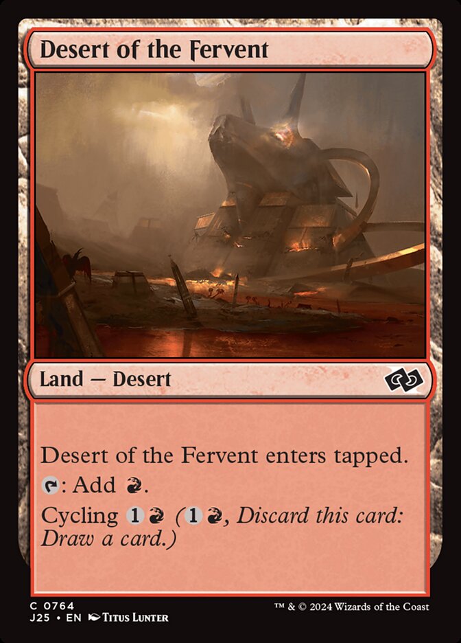 Desert of the Fervent (Foundations Jumpstart #764)