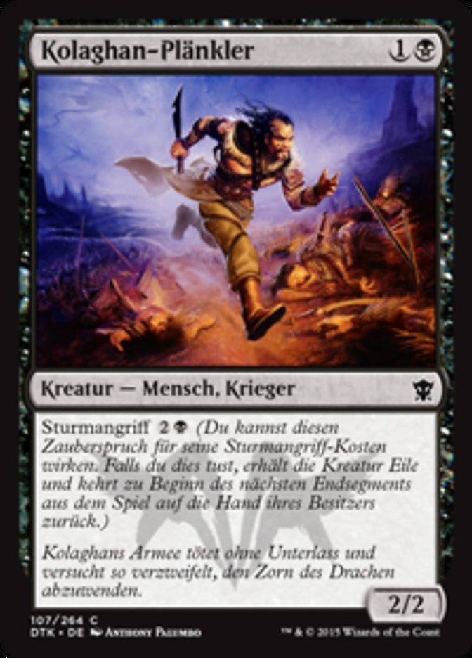 Kolaghan Skirmisher (Dragons of Tarkir #107)