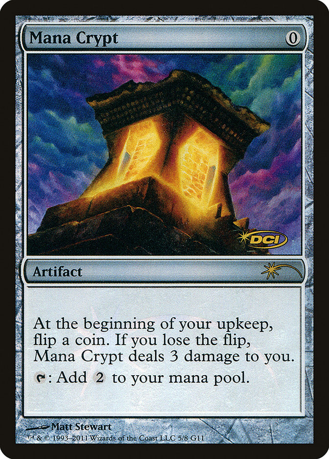 Mana Crypt (Judge Gift Cards 2011 #5)