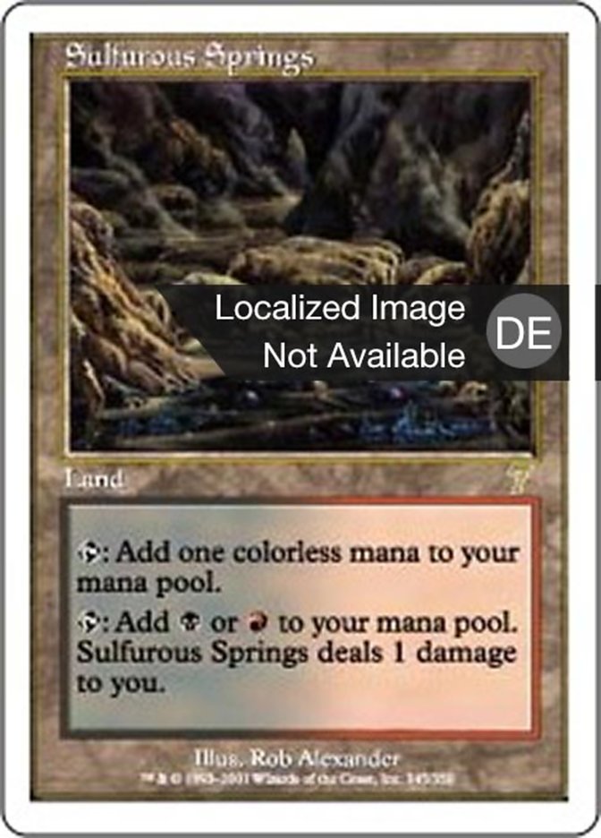 Sulfurous Springs (Seventh Edition #345)