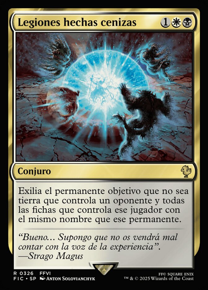 Legiones hechas cenizas