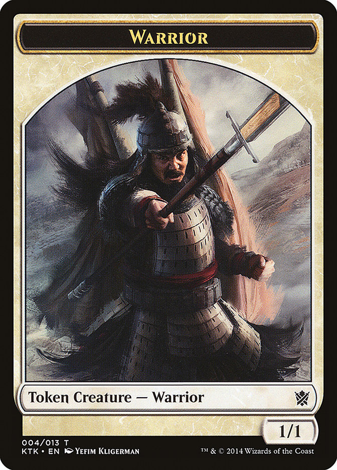 Warrior (Khans of Tarkir Tokens #4)