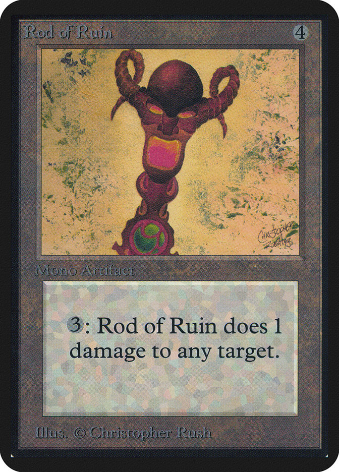 Rod of Ruin (Limited Edition Alpha #268)