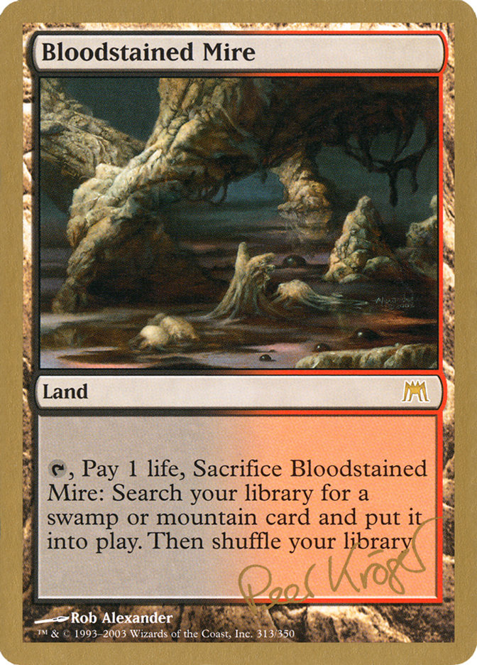 Bloodstained Mire (World Championship Decks 2003 #pk313)