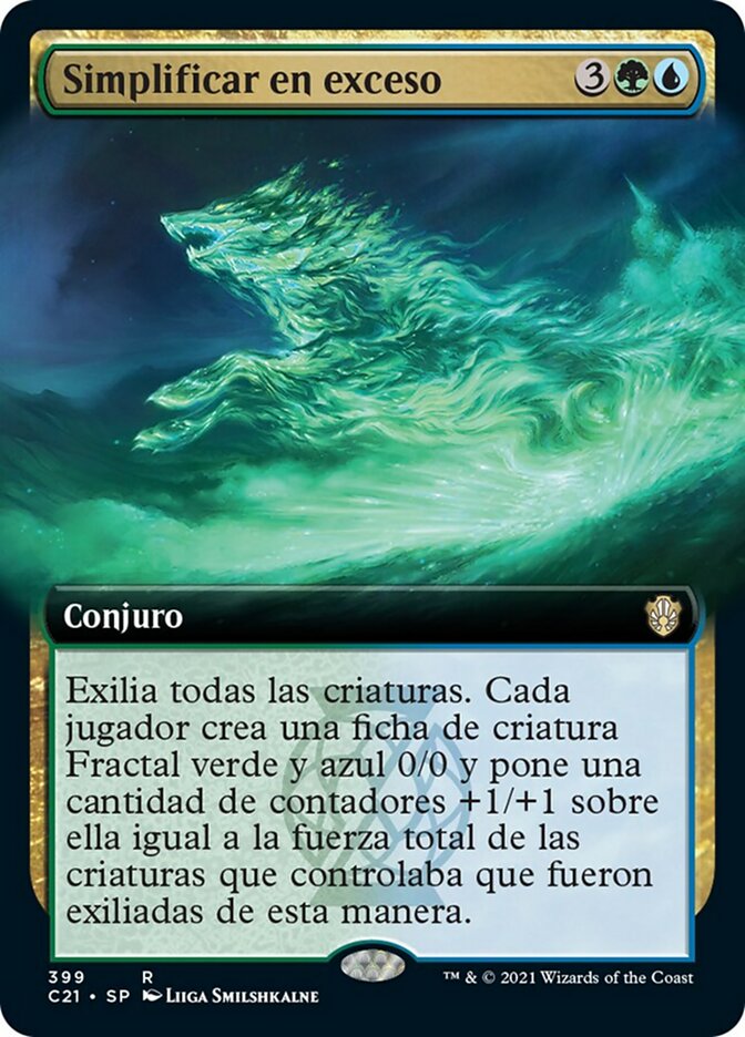 Simplificar en exceso (Oversimplify) · Commander 2021 (C21) #399 · Scryfall  Magic The Gathering Search