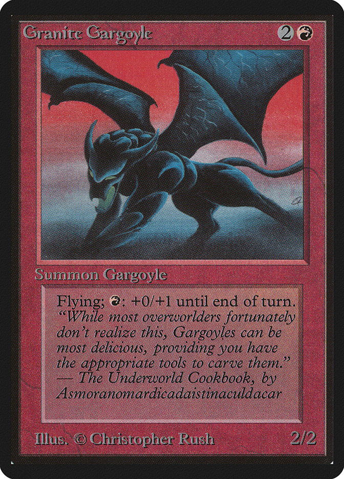Granite Gargoyle (Limited Edition Beta #156)