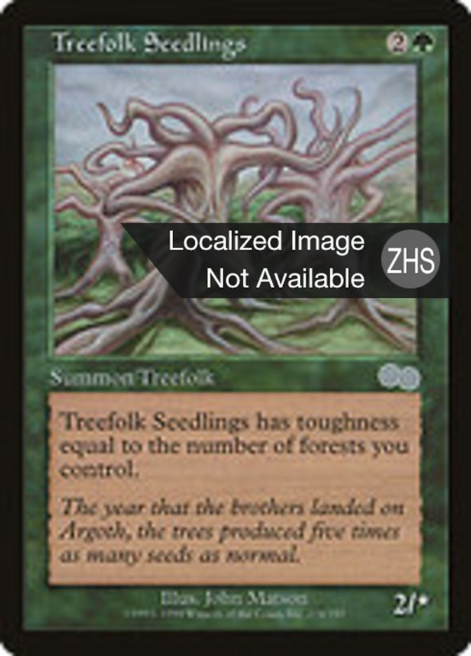 Treefolk Seedlings (Urza's Saga #278)