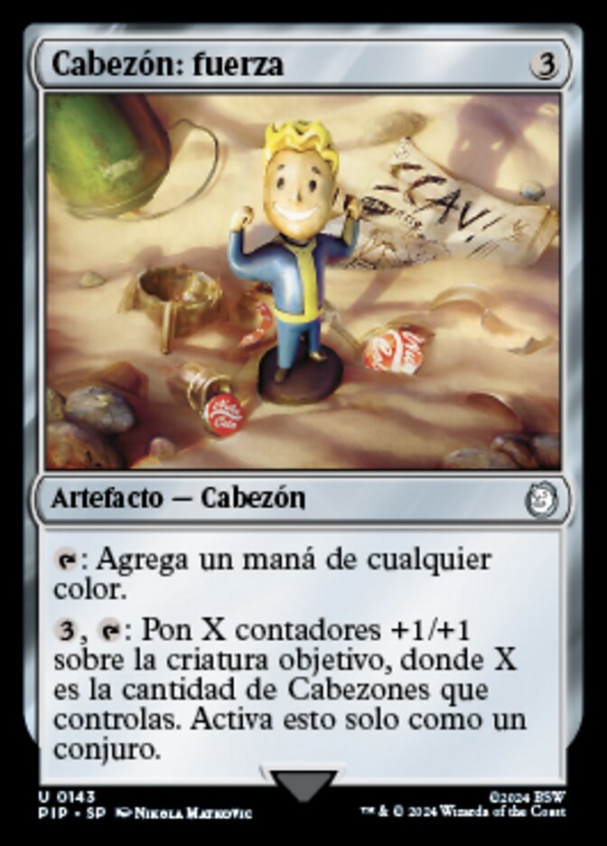 Cabezón: fuerza