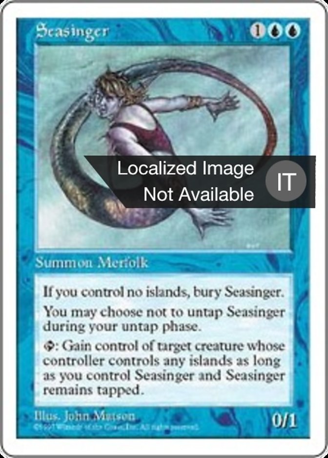 Seasinger · Fifth Edition (5ED) #121 · Scryfall Magic The Gathering Search