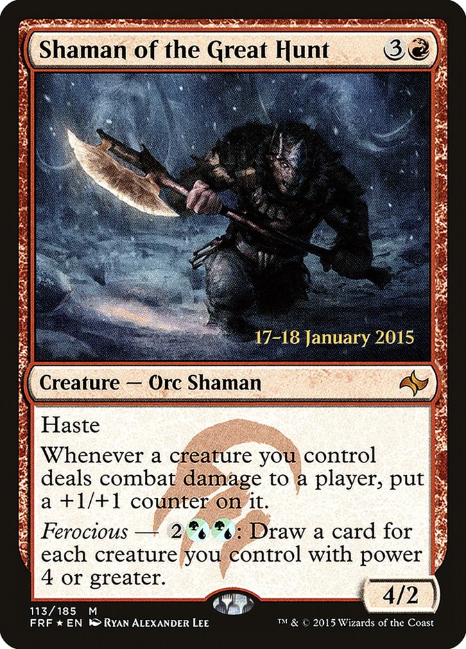 Shaman of the Great Hunt (Fate Reforged Promos #113s)