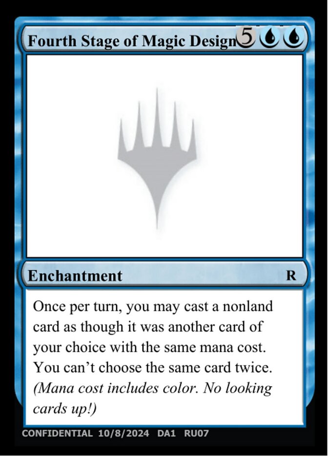 Fourth Stage of Magic Design