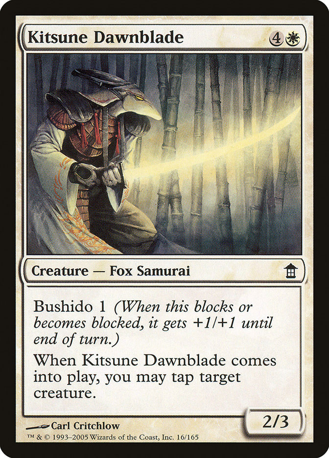 Kitsune Dawnblade (Saviors of Kamigawa #16)