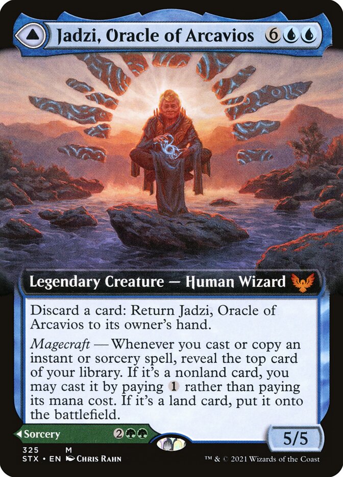 Jadzi, Oracle of Arcavios // Journey to the Oracle (Strixhaven: School of Mages #325)