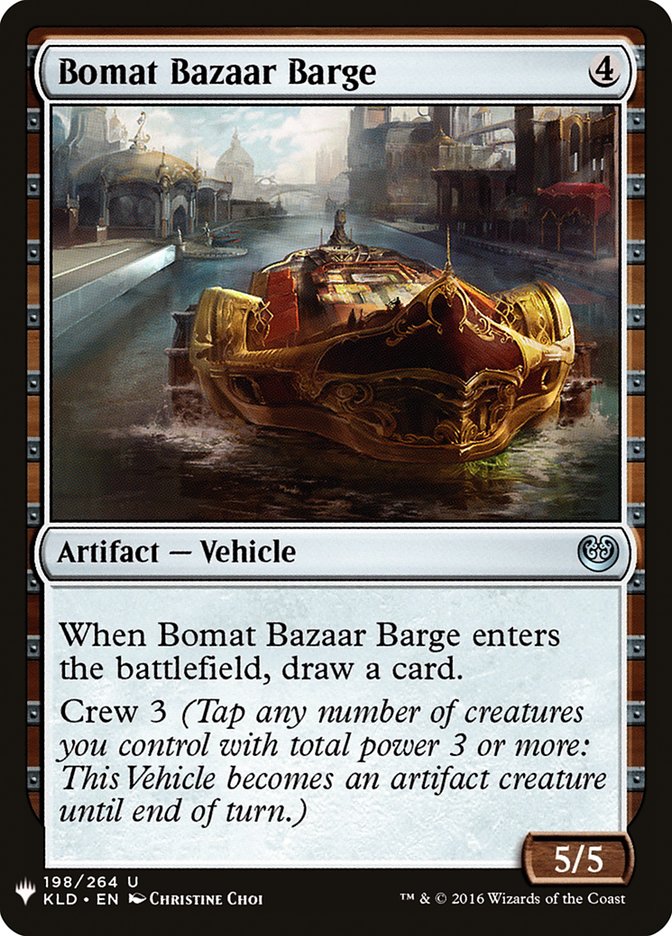 Bomat Bazaar Barge (The List #KLD-198)
