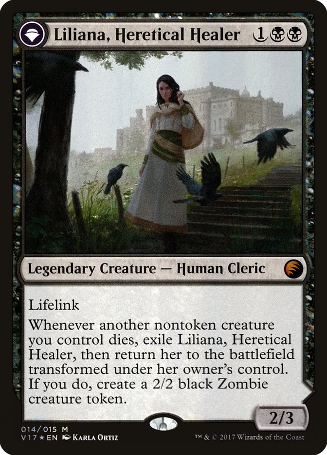 Liliana, Heretical Healer // Liliana, Defiant Necromancer (From the Vault: Transform #14)