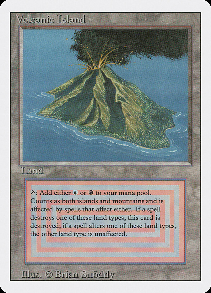Volcanic Island · Revised Edition (3ED) #291 · Scryfall Magic: The 