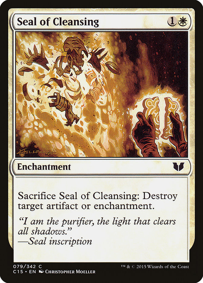 Seal of Cleansing (Commander 2015 #79)