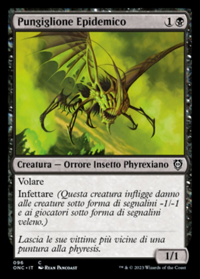 Plague Stinger (Phyrexia: All Will Be One Commander #96)