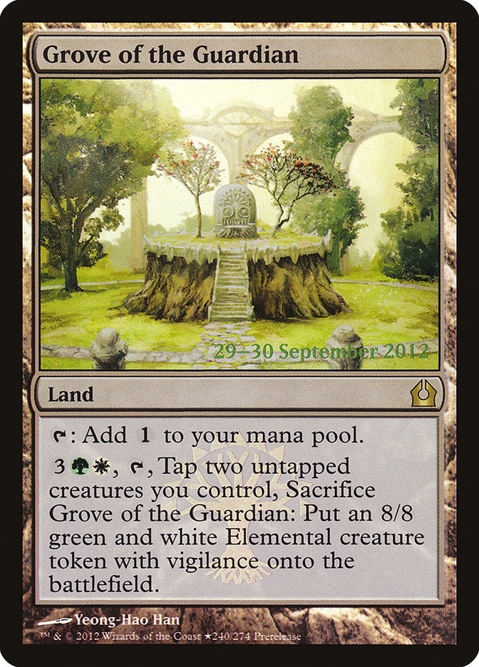 Grove of the Guardian (Return to Ravnica Promos #240★)