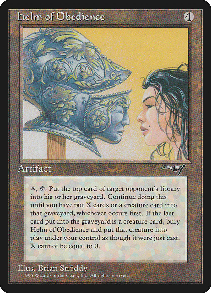 Helm of Obedience - Alliances - Magic: The Gathering