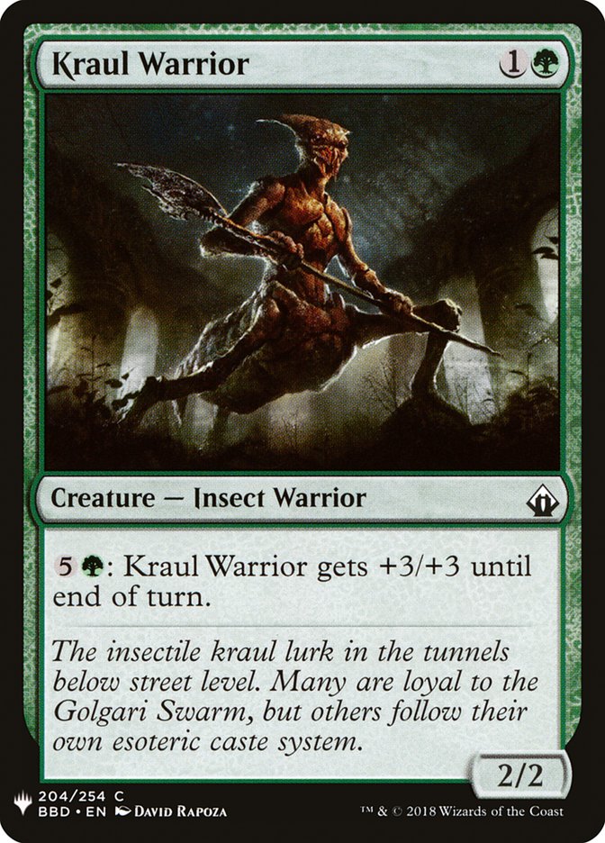 Kraul Warrior (The List #BBD-204)